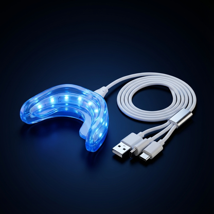 Brosse pour blanchir les dents en forme de U